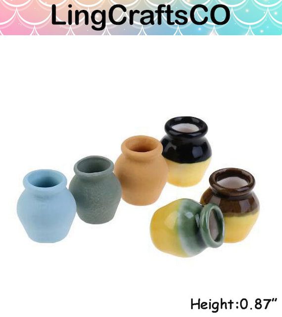 Miniature Porcelain Vases Set