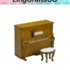 Dollhouse Wooden Upright Piano