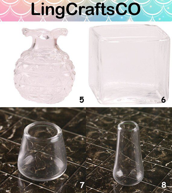 Miniature Transparent Vase