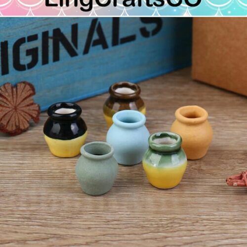 Miniature Porcelain Vases Set