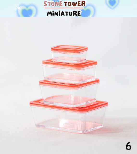 Miniature Storage Food Containers