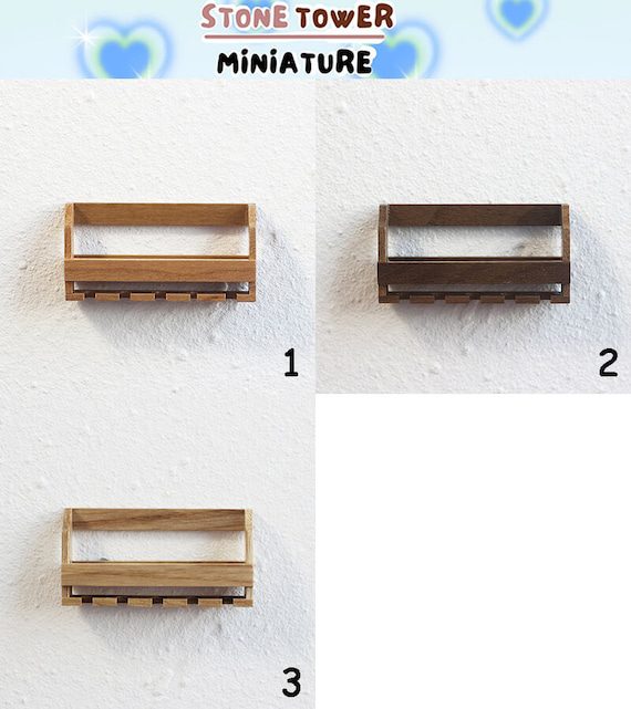 Miniature Wood Wine Rack