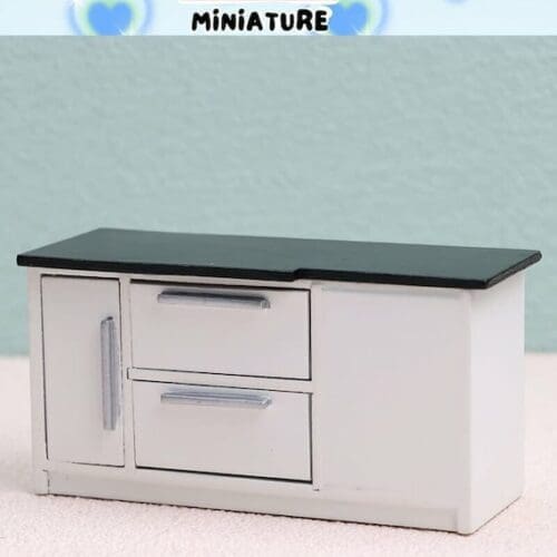 Dollhouse Kitchen Cabinet Set