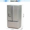 Dollhouse Silver Refrigerator