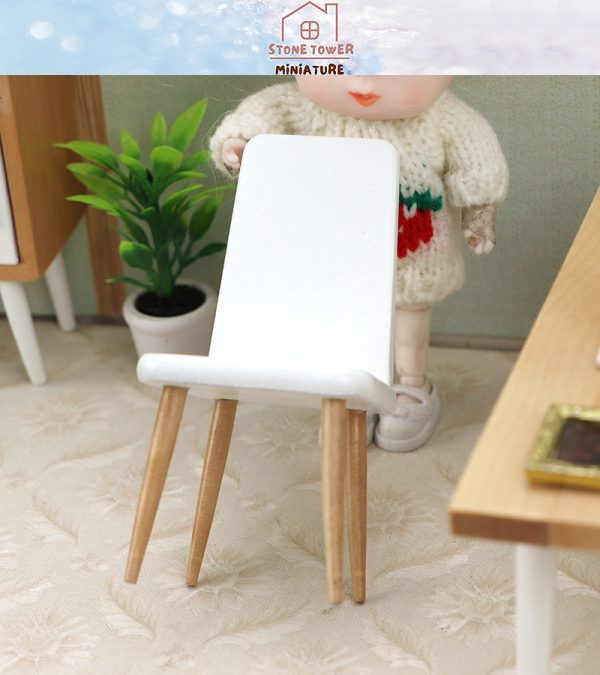 White Miniature Chairs