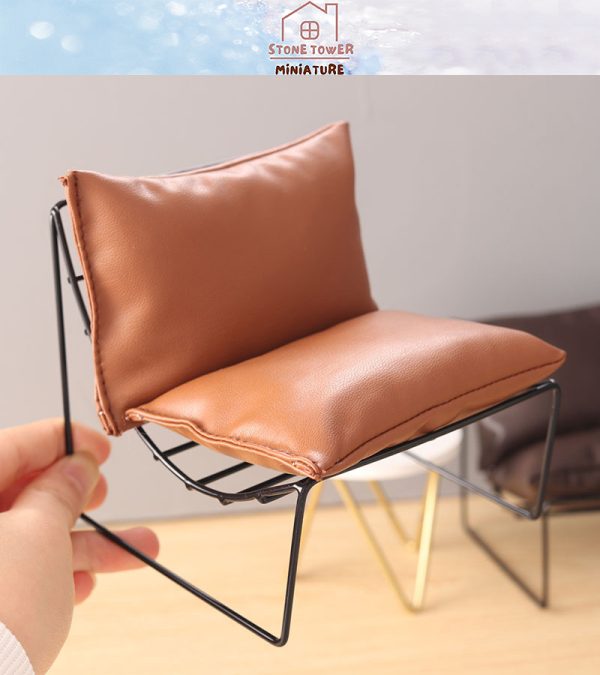 Iron Sofa Miniature Chairs