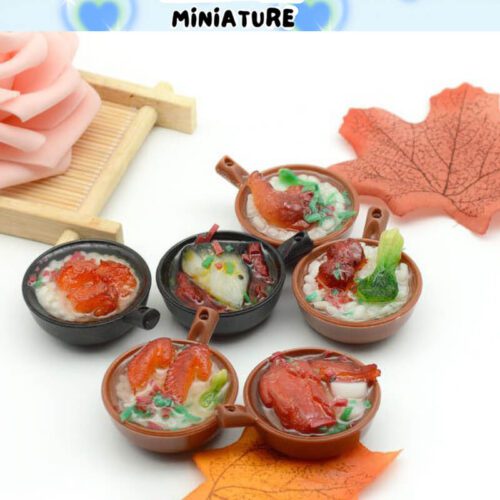 Miniature Clay Pot Food