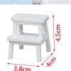 Miniature Step Stool Chairs