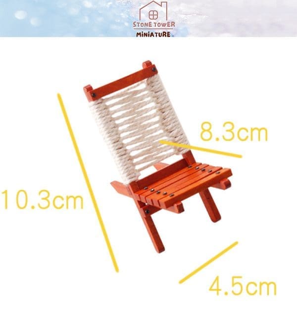 Miniature Lounge Beach Chairs