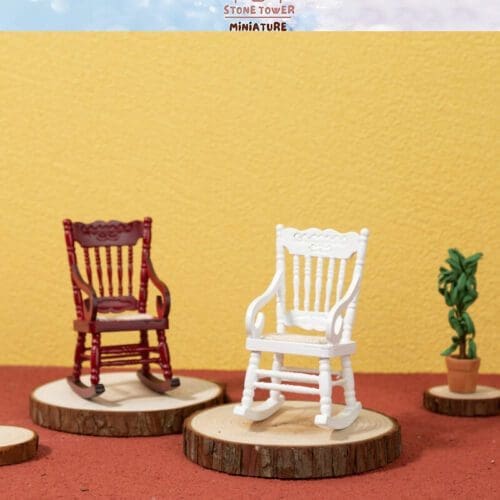 Miniature Wooden Rocking Chairs