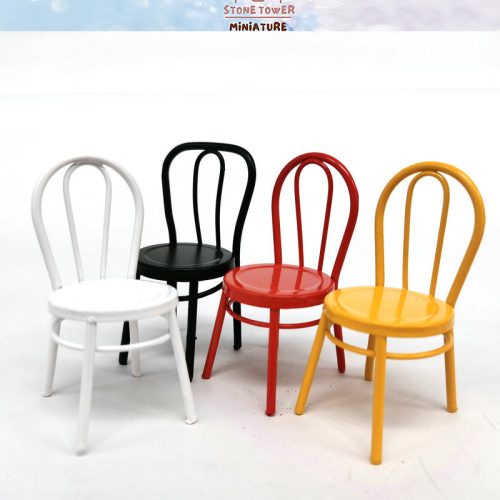Colorful Miniature Metal Chairs