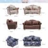 Miniature Flower Sofa Chairs