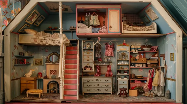 How to Organize Doll Collections and Accessories: Dollhouse Storage Ideas