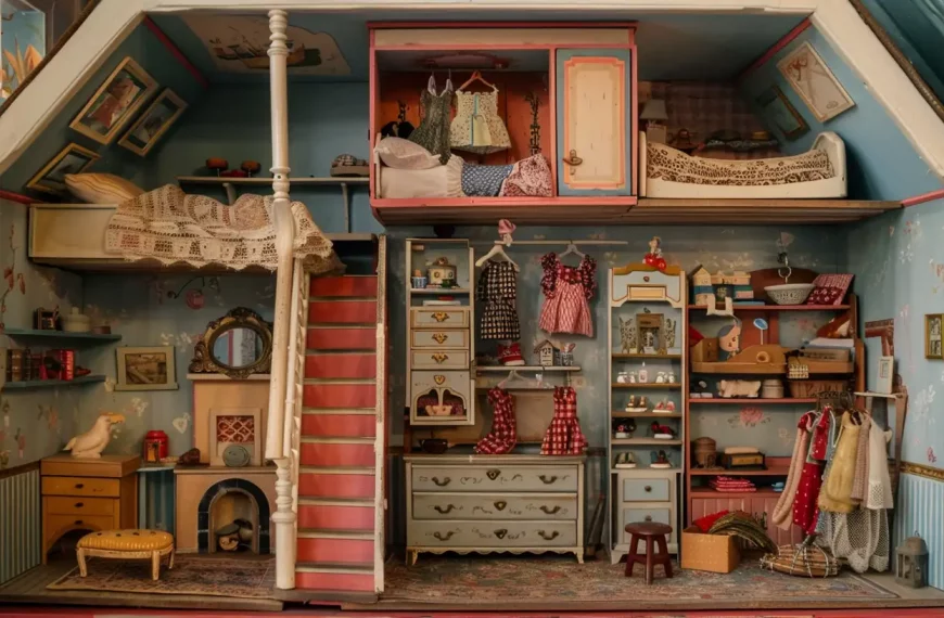 How to Organize Doll Collections and Accessories: Dollhouse Storage Ideas