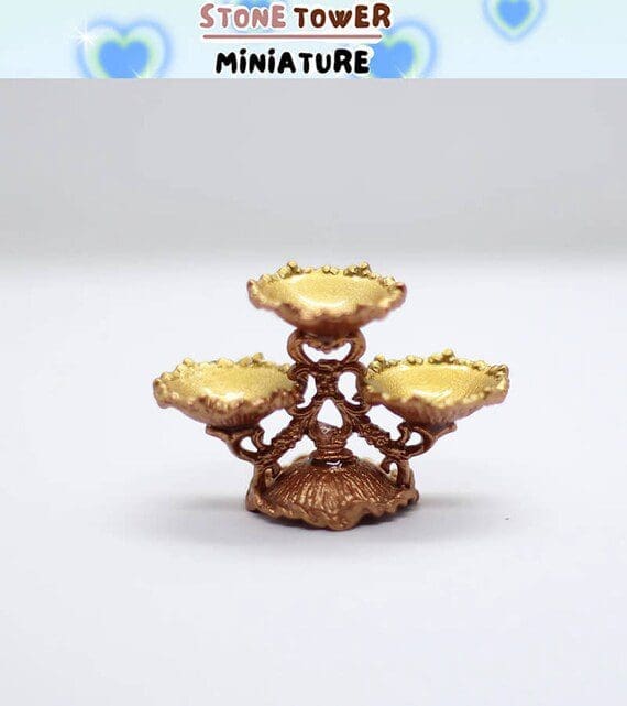 Miniature Metal Cake Stand