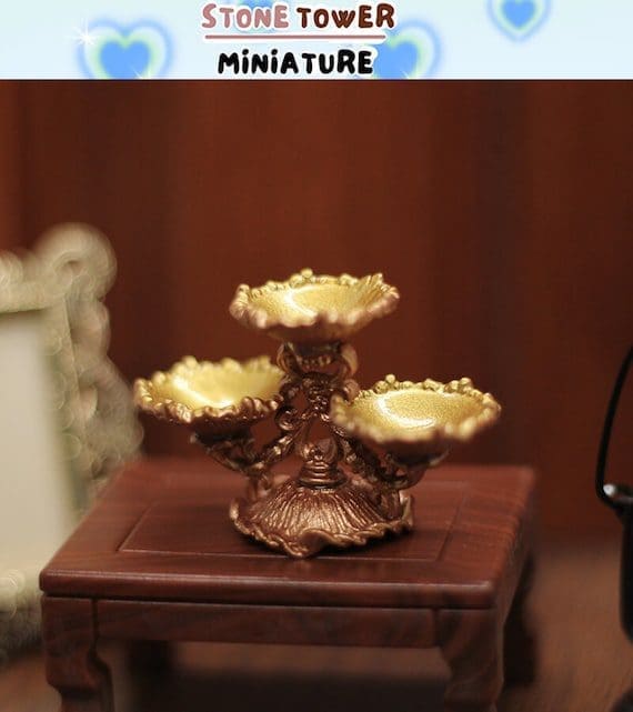 Miniature Metal Cake Stand