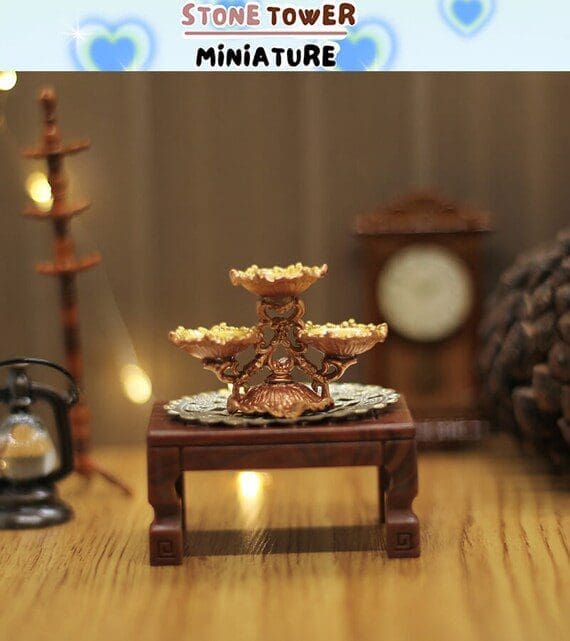 Miniature Metal Cake Stand