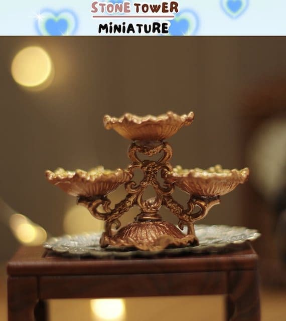 Miniature Metal Cake Stand